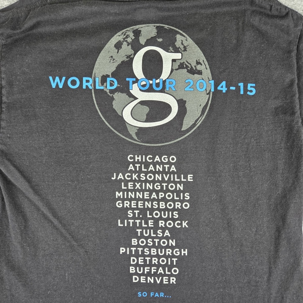 Garth Brooks Tour T-shirt Medium World Tour Concert 2014-2015 Country Music Tee - Picture 9 of 9